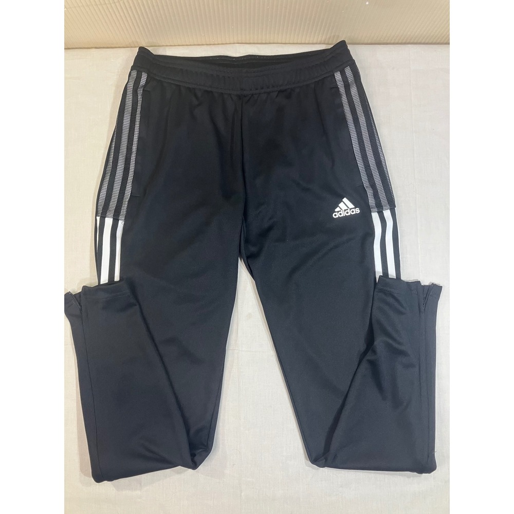 Adidas Tiro Primegreen Aeroready Black White Track Pants Mens Small Slim Fit